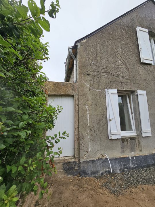 Avant travaux de ravalement de façade à Gouesnou, état d'origine - Taloc Façades