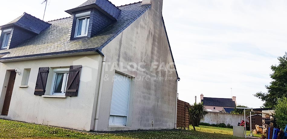 Maison avec Taloc Façades et volets marron