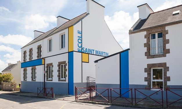 Rénovation complète et réalisation d’une esquisse de façade de l’école privée de Saint-Pabu (29830)